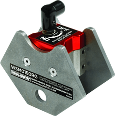 On/Off Rare Earth Magneitc Welding Square - 4" Length - 150 lbs Holding Capacity - Benchmark Tooling