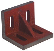 3-1/2 x 3 x 2-1/2" - Machined Webbed (Closed) End Slotted Angle Plate - Benchmark Tooling