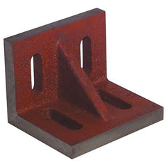 ‎Machined Webbed (Closed) End Slotted Angle Plates - 3-1/2″ × 3″ × 2-1/2″ - Benchmark Tooling