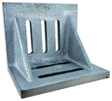 6 x 5 x 4-1/2" - Machined Webbed (Closed) End Slotted Angle Plate - Benchmark Tooling