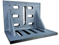 12 x 9 x 8" - Machined Webbed (Closed) End Slotted Angle Plate - Benchmark Tooling