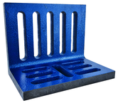 7 x 5-1/2 x 4-1/2" - Machined Open End Slotted Angle Plate - Benchmark Tooling