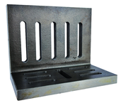10 x 8 x 6" - Machined Open End Slotted Angle Plate - Benchmark Tooling