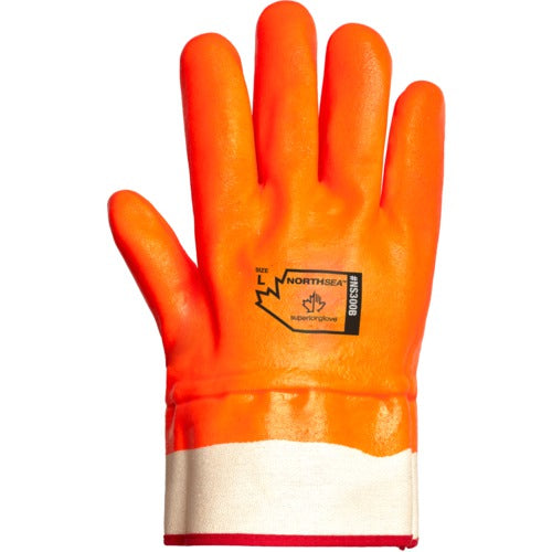 Chemical-resistant gloves that provide a strong grip in cold conditions