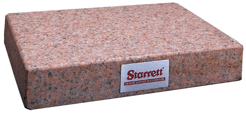 24 x 24" - Grade B 0-Ledge 4'' Thick - Granite Surface Plate - Benchmark Tooling