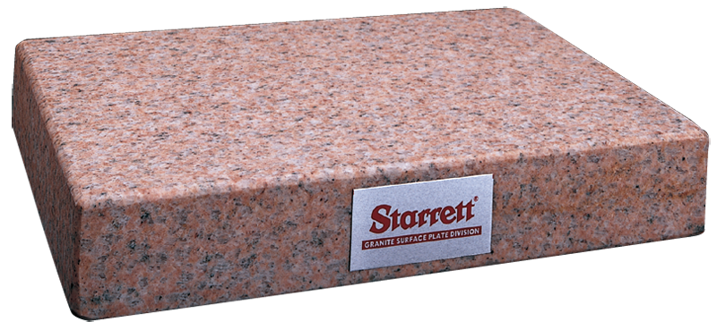 24 x 36" - Grade B 2-Ledge 6'' Thick - Granite Surface Plate - Benchmark Tooling