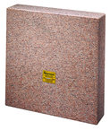 14 x 14 x 3" - Master Pink Five-Face Granite Master Square - A Grade - Benchmark Tooling