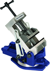 Industrial Angle Vise with Swivel Base - #AVS40 - 4" - Benchmark Tooling
