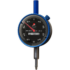 ‎1/2″ Range, 0.001″ Graduation, 0-100 Reading White Dial Indicator - Certified