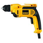 #DWD112 - 7.0 No Load Amps - 0 - 2500 RPM - 3/8'' Keyless Chuck - Corded Reversing Drill - Benchmark Tooling