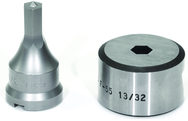 PDH7/16; 7/16" Hex Punch & Die Set - Benchmark Tooling