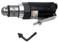 #FP3501 - 3/8'' Chuck Size - Straight - Non-Reversing - Air Powered Drill - Benchmark Tooling
