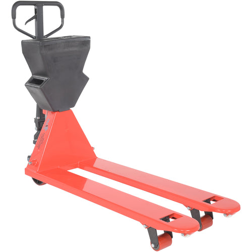 Red Pallet Truck 5.5K 20.6 × 48 Black P-Caddy - Exact Industrial Supply