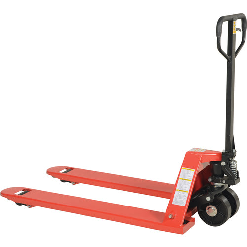 Pallet Truck Steel Wheels 5.5K 27 × 48 - Exact Industrial Supply