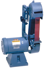 Belt Grinder - #2048-151D; 2 x 48'' Belt; 1.5HP; 1PH; 115/230V Motor - Benchmark Tooling