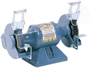 Grinder/Buffer - #8250W; 8 x 1 x 3/4'' Wheel Size; 3/4HP; 1PH; 115/230V Motor - Benchmark Tooling