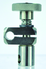 1/4 x 1/4" - Medium Duty - Adjustable Swivel Clamp - Stainless - Benchmark Tooling