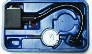 HAZ05 Fine Adjust Magnetic Base with 0-1 .001 Indicator in Case - Benchmark Tooling
