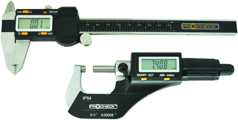 Digital Machinist Kit 0-6" Caliper with 0-1" IP54 Micrometer - Benchmark Tooling