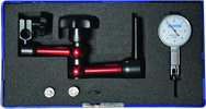 Central Lock Universal Clamp with .030 .0005 Test Indicator in Case - Benchmark Tooling