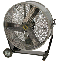 36" Portable Tilting Mancooler Fan 1/2 HP - Benchmark Tooling