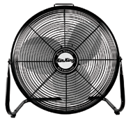 12 " Industrial Grade Floor Fans 3-speed; 1/25 HP; 120V - Benchmark Tooling