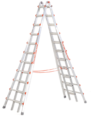 PS6510110 17' - Skyscraper-Aluminum Ladder - Benchmark Tooling