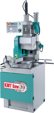 14" CNC automatic saw fully programmable; 4" round capacity; 4 x 7" rectangle capacity; ferrous cutting variable speed 13-89 rpm; 4HP 3PH 230/460V; 1900lbs - Benchmark Tooling