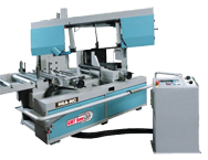 H6ANC 20" Double Column Mitering Bandsaw; 7HP Blade Drive - Benchmark Tooling