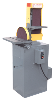 6" x 48" Belt and 12" Disc Floor Standing Combination Sander with Dust Collector 3HP; 3PH - Benchmark Tooling