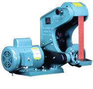 Belt Grinder - #482MC100V; 2 x 48'' Belt; 1HP; 1PH; 110V Motor - Benchmark Tooling