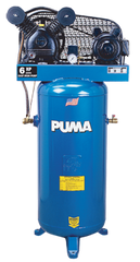 Air Compressors - Model #PK6560V; 60 Gallon / Horizontal Tank; 6-1/2HP; 1PH; 230V Motor - Benchmark Tooling