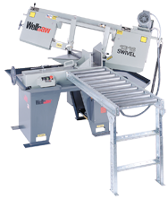 Horizontal Mitre Bandsaw - #1316S; 13 x 16'' Capacity; 3HP; 3PH; 208/230/460V Motor - Benchmark Tooling