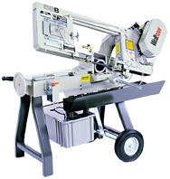 Horizontal/Vertical Bandsaw - #58BD; 9-1/2 x 11'' Capacity; 1/2HP; 1PH; 115V Motor - Benchmark Tooling