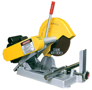 Abrasive Cut-Off Saw - #100023; Takes 10" x 5/8 Hole Wheel (Not Included); 3HP; 3PH; 220V Motor - Benchmark Tooling