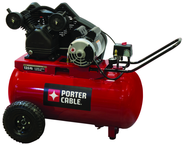 20 Gal. Single Stage Air Compressor, Horizontal, medium Duty Cast Iron - Benchmark Tooling