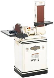 6" x 48" Belt and 12" Disc Floor Standing Combination Sander 1.5HP 110V; 1PH - Benchmark Tooling