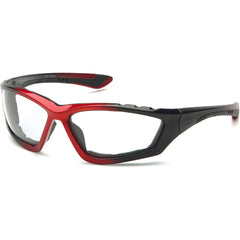 Accurist Clear Anti-Fog Lens Red/Black Frame Safety Glasses - Benchmark Tooling