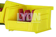 8-1/4'' x 14-3/4'' x 7'' - Yellow Large Plastic Bin - Benchmark Tooling