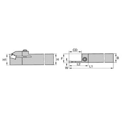 12251783000 W TOOLHOLDER - Exact Industrial Supply