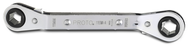 Proto® Offset Double Box Reversible Ratcheting Wrench 11 x 13 mm - 6 Point - Benchmark Tooling
