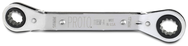 Proto® Offset Double Box Reversible Ratcheting Wrench 15 x 17 mm - 12 Point - Benchmark Tooling