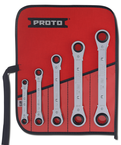 Proto® 5 Piece Reversible Ratcheting Box Wrench Set - 12 Point - Benchmark Tooling