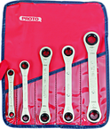 Proto® 5 Piece Ratcheting Box Wrench Set - 6 and 12 Point - Benchmark Tooling