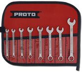 Proto® 8 Piece Full Polish Combination Short Wrench Set - 6 Point - Benchmark Tooling