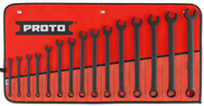 Proto® 15 Piece Black Oxide Metric Combination ASD Wrench Set - 12 Point - Benchmark Tooling