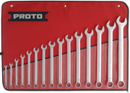 Proto® 15 Piece Full Polish Combination ASD Wrench Set - 12 Point - Benchmark Tooling