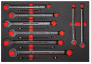 Proto® Foamed 14 Piece Combination Wrench Set- Black Chrome- 12 Point - Benchmark Tooling