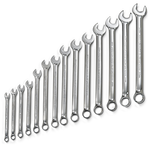 Proto® 14 Piece Full Polish Antislip Metric Combination Wrench Set - 12 Point - Benchmark Tooling