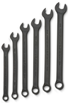 Proto® 6 Piece Black Oxide Antislilp Metric Combination Wrench Set - 12 Point - Benchmark Tooling